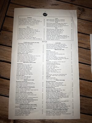 Menu photo 3 Metro Lafayette Lafayette, CA
