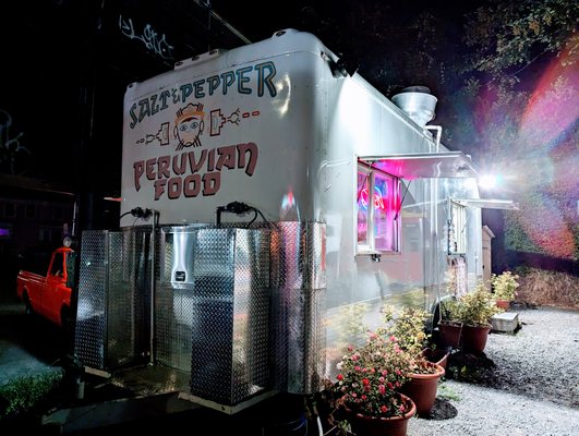 Salt & pepper Peruvian food cart 82 Ave by null
