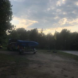 Lazy River Rentals Of West Georgia - Outside Lazy River Rentals at sunset