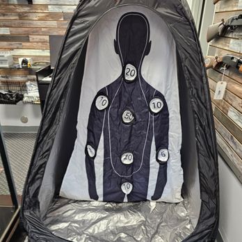Sampson Consulting - Part of my less than lethal course. You got a chance to shoot this target with a cO2 pepper ball gun! - Firearm Training Near Me Sampson Consulting - Part of my less than lethal course. You got a chance to shoot this target with a cO2 pepper ball gun! - Firearm Training Near Me