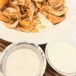 Free Yukon & sweet potato chips with "yelp check-in"!
