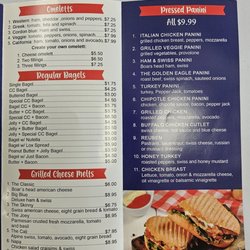 South Shore Bagel Café - Menu 2 2026