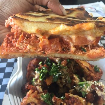 Rick's Good Eats - Shahi Paneer Naanwich- crispy on the outside, melty goodness on the inside - Indian Near Me - Mississauga, Ontario