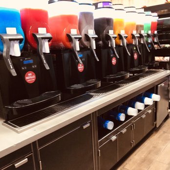 Sheetz - a row of beverage dispensers in a store - Gas Stations Near Me - Meadville, Pennsylvania Sheetz - a row of beverage dispensers in a store - Gas Stations Near Me - Meadville, Pennsylvania