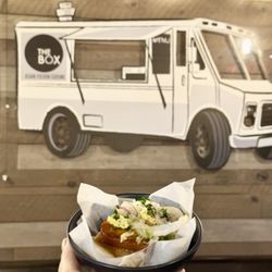 The Box & Burgers Eatery - Pork belly bao