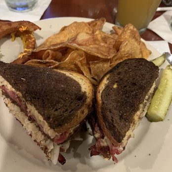 The Union Grill - Reuben and fresh chips - Desserts Near Me - Washington, Pennsylvania