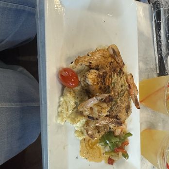 EnV - Southern Salmon and Shrimp and Grits - Breakfast & Brunch Near Me - Memphis, Tennessee