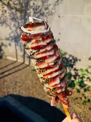 CrunCheese Korean Hot Dog by null