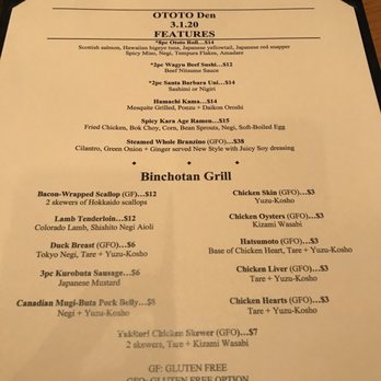 Ototo - Specials! - Japanese Near Me - Denver, Colorado Ototo - Specials! - Japanese Near Me - Denver, Colorado