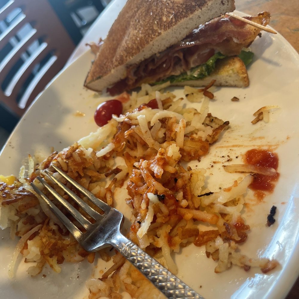 Le Peep Restaurant - Half eaten B.L.A.T - Breakfast & Brunch Near Me - Indianapolis, Indiana