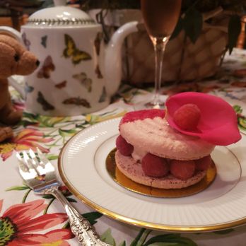 Bakery Lorraine - Serving the rose japonese tart. - Bakeries Near Me - Austin, Texas