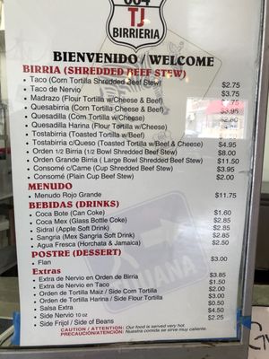 Menu photo 3 664 TJ Birrieria Chula Vista, CA Menu photo 3 664 TJ Birrieria Chula Vista, CA