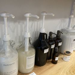 Skincare refills: moisturizer, cleanser, jojoba oil, body oil, serum, body lotion, and plastic free products