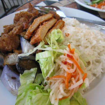 Tofoo Com Chay - 3 sides with rice combo - Vietnamese Near Me - San Jose, California