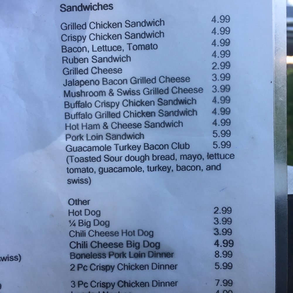 Burger Time - a menu for a restaurant - Burgers Near Me - Pineville, Missouri