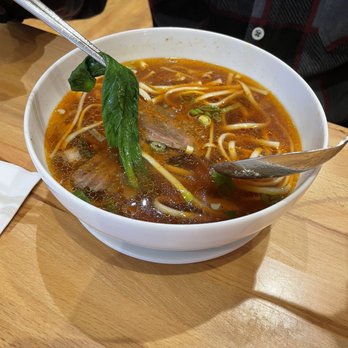 Grandma’s Kitchen - braised beef noodle soup (medium spicy) - Bubble Tea Near Me - Newton, Massachusetts Grandma’s Kitchen - braised beef noodle soup (medium spicy) - Bubble Tea Near Me - Newton, Massachusetts