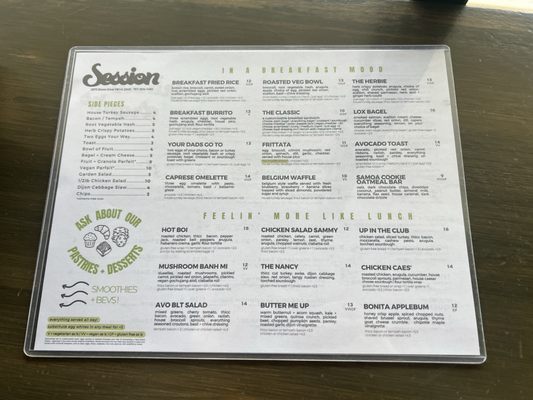 Menu photo 5 Session Virginia Beach, VA Menu photo 5 Session Virginia Beach, VA