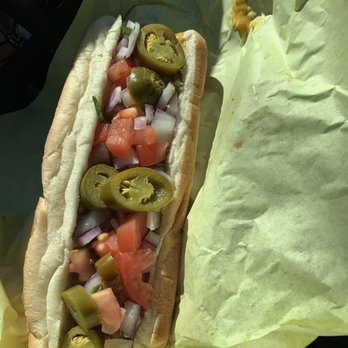 Hot Dog Cart - The works!! - Hot Dogs Near Me - Emeryville, California Hot Dog Cart - The works!! - Hot Dogs Near Me - Emeryville, California