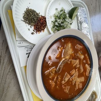 King Taco - Menudo with oregano, dried chili, onion, cilantro, lime on the side - Mexican Near Me - Los Angeles, California King Taco - Menudo with oregano, dried chili, onion, cilantro, lime on the side - Mexican Near Me - Los Angeles, California