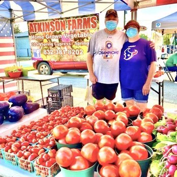 Tomball Farmers Market - Atkinson Farms at Tomball Farmers Market in Northwest Houston, TX. - Farmers Market Near Me - Tomball, Texas