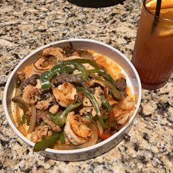 Arroz Texano  Tequila Sunrise