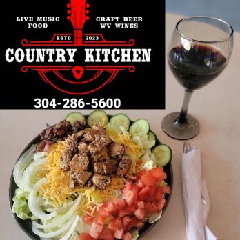 Country Kitchen - Grilled Chicken Salad and local wine - Music Venues Near Me - Ivydale, West Virginia Country Kitchen - Grilled Chicken Salad and local wine - Music Venues Near Me - Ivydale, West Virginia