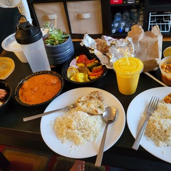 Raaga Restaurant - Our grubhub order. Everything was fantastic - Indian Near Me - Falls Church, Virginia