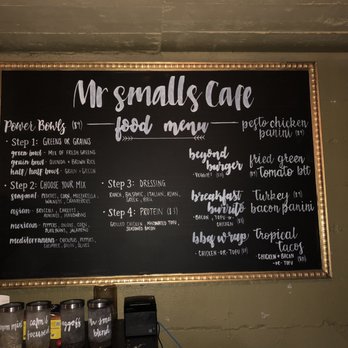 Mr Smalls Café - a menu on a blackboard - Cafes Near Me - Millvale, Pennsylvania Mr Smalls Café - a menu on a blackboard - Cafes Near Me - Millvale, Pennsylvania