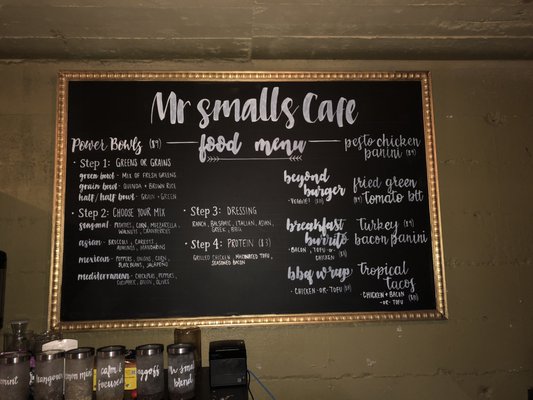 Menu photo 5 Mr Smalls Café Millvale, PA