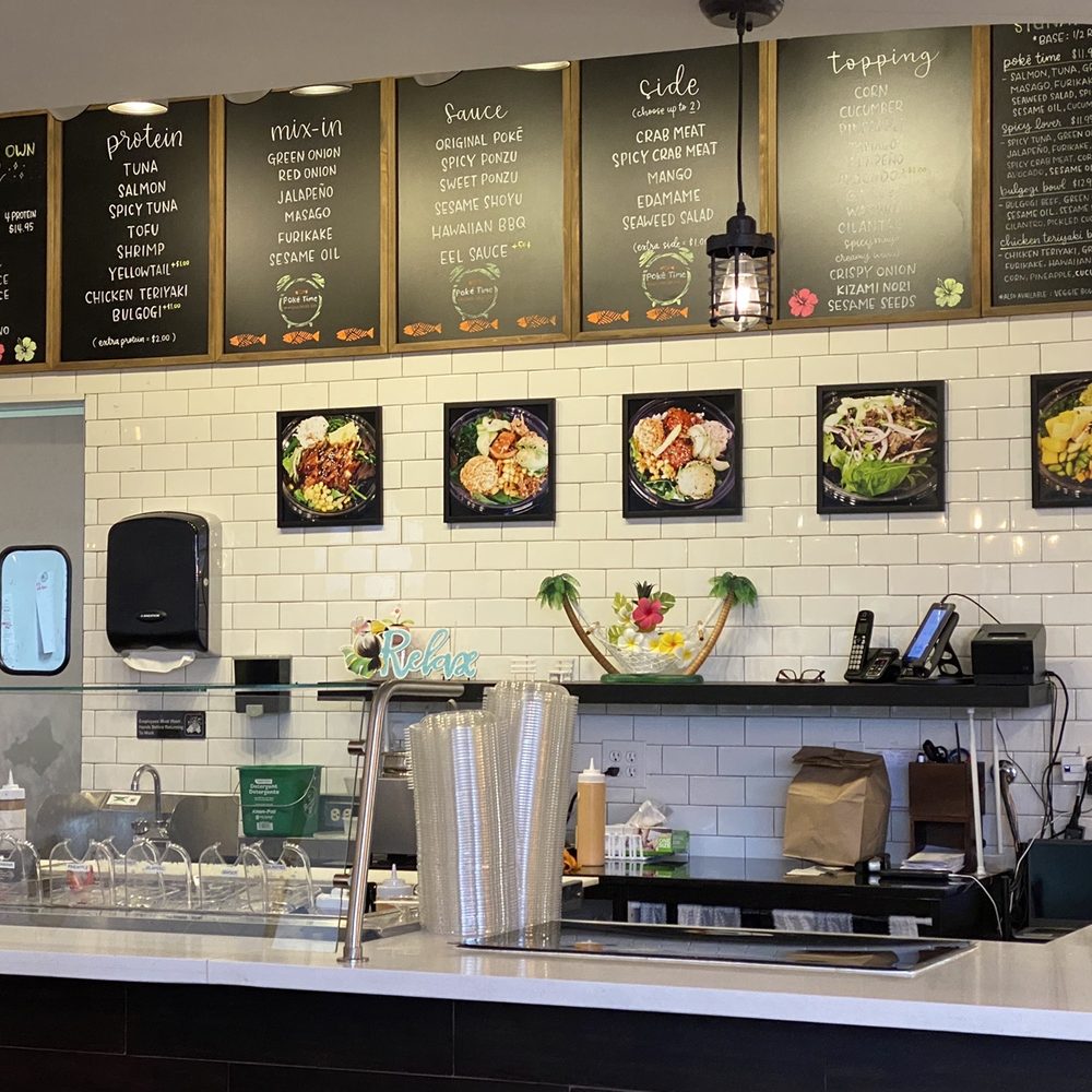Poke Time - Inside. Where the magic happens by placing your order - Poke Near Me - Plano, Texas Poke Time - Inside. Where the magic happens by placing your order - Poke Near Me - Plano, Texas