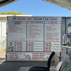 Da Wash - 2024 Price List