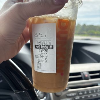Dunkin' - Medium butter pecan iced coffee - Coffee & Tea Near Me - Myrtle Beach, South Carolina