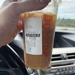Dunkin' - Medium butter pecan iced coffee