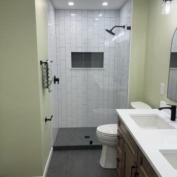 Hamilton Bath - Master Bath view from doorway - General Contractors Near Me Hamilton Bath - Master Bath view from doorway - General Contractors Near Me