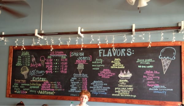 Menu photo 8 Sarah Jean's Ice Cream Marietta, GA Menu photo 8 Sarah Jean's Ice Cream Marietta, GA