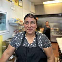 Store owner, kitchen view Store owner, kitchen view