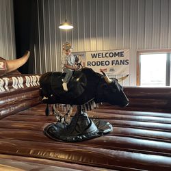 Iron Saddle Ranch - My great nephew on the bull