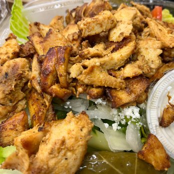 Mr Gyros - Salad with Chicken - Mediterranean Near Me - Palm Beach Gardens, Florida Mr Gyros - Salad with Chicken - Mediterranean Near Me - Palm Beach Gardens, Florida