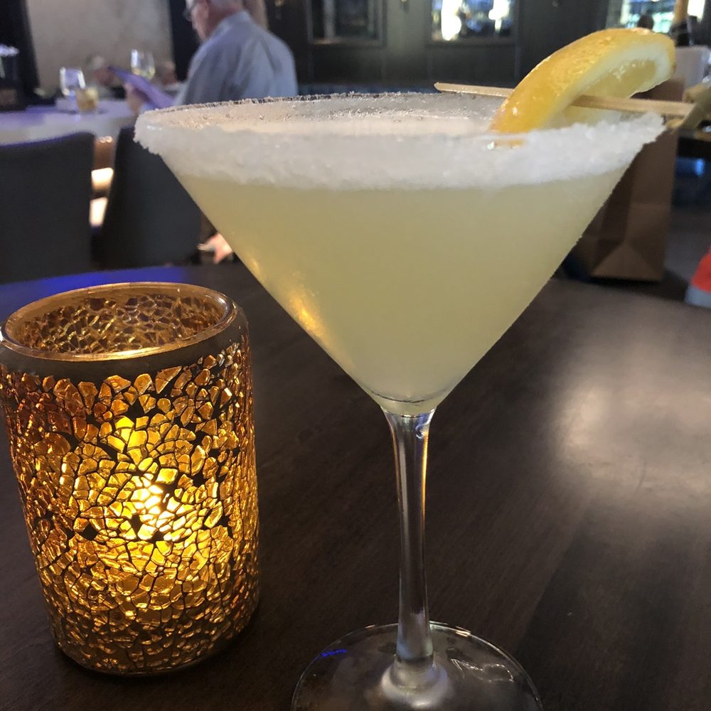 The perfect lemon drop martini