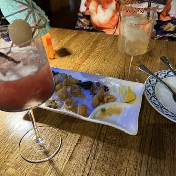 Bangkok Station - Calamari, really good and lemon drop and Thai spicy cocktails..goood - Thai Near Me - Atlanta, Georgia