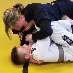 Flashback Martial Arts - Grappling fun with mom!