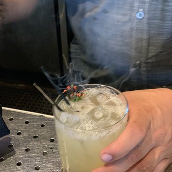 Kitchen 86 - This drink is literally on fire!!! - Bars Near Me - Palm Desert, California