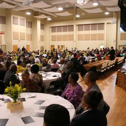 Huber Community Life Center - Just under 600, Annual Lenten Faith Leaders Breakfast for the centennial year of Delta Lambda Chapter of Alpha Phi Alpha Fraternity.