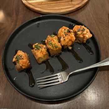 Alder & Ash - Chinook Salmon Crispy Rice* - Cocktail Bars Near Me - Seattle, Washington