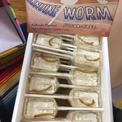 So El Paso - Tequila lollipops with a real worm
