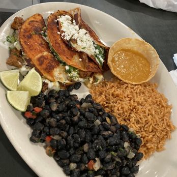 Primo's Modern Mexican - Tacos Michoacan with black beans and rice - Mexican Near Me - Omaha, Nebraska Primo's Modern Mexican - Tacos Michoacan with black beans and rice - Mexican Near Me - Omaha, Nebraska