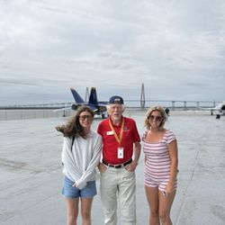 USS Yorktown - John the best tour guide