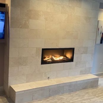 Back Splash Kings - Stone fireplace - Tiling Near Me - Columbus, Ohio