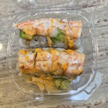 Tokyo Dori Sushi and Grill - the inside of a plastic container - Japanese Near Me - Rocklin, California