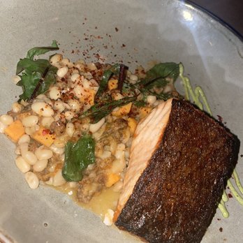 The Monroe - Faroe Island Salmon - New American Near Me - Orlando, Florida The Monroe - Faroe Island Salmon - New American Near Me - Orlando, Florida